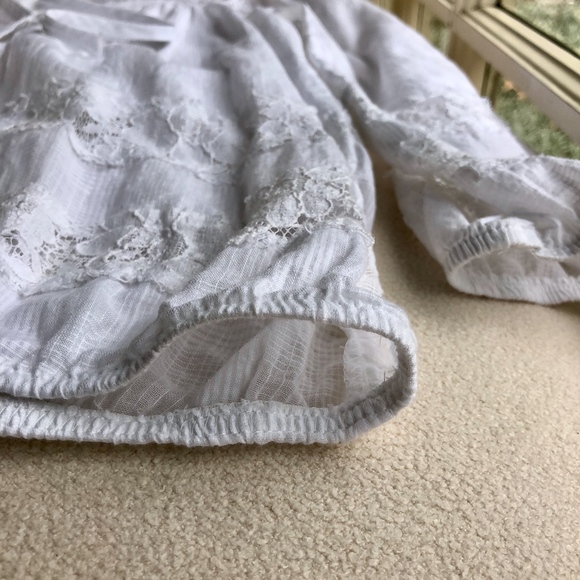 White Peasant Top - Picture 3 of 8